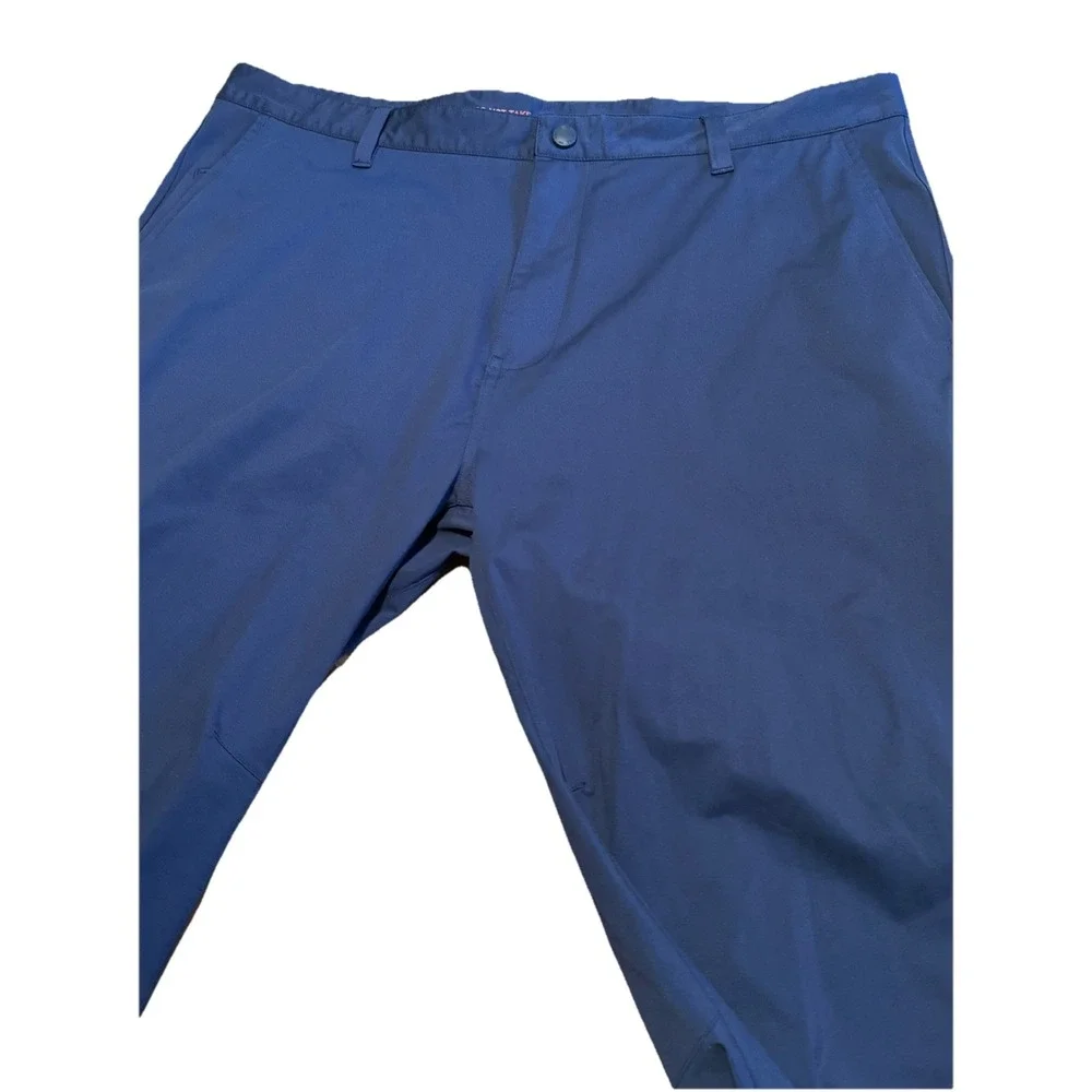 Rhone Commuter Pants Mens 40 Navy Classic Fit Flex Knit Performance Stretch Golf